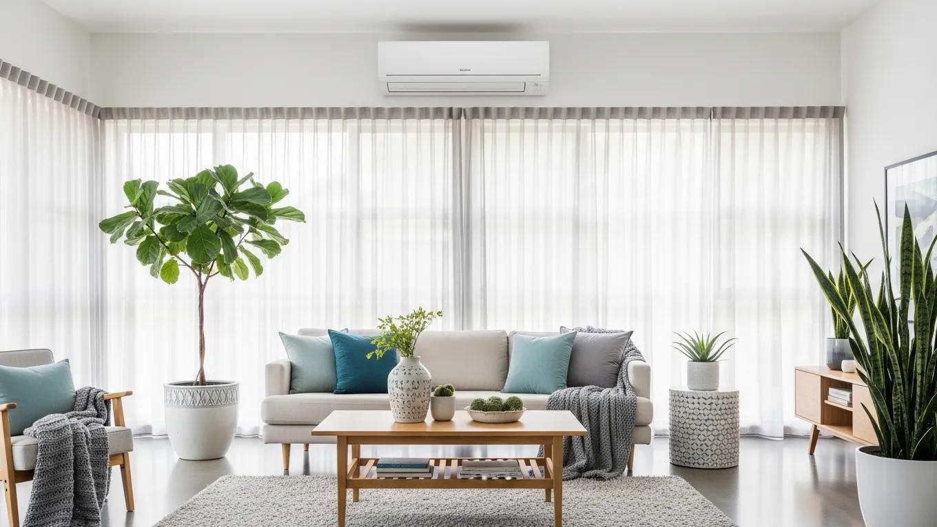 home interior showcasing a modern air conditioning unit emphasizing comfort and energy efficiency 3a36d529 bc3c 48c8 b0c9 95a07456b9ab